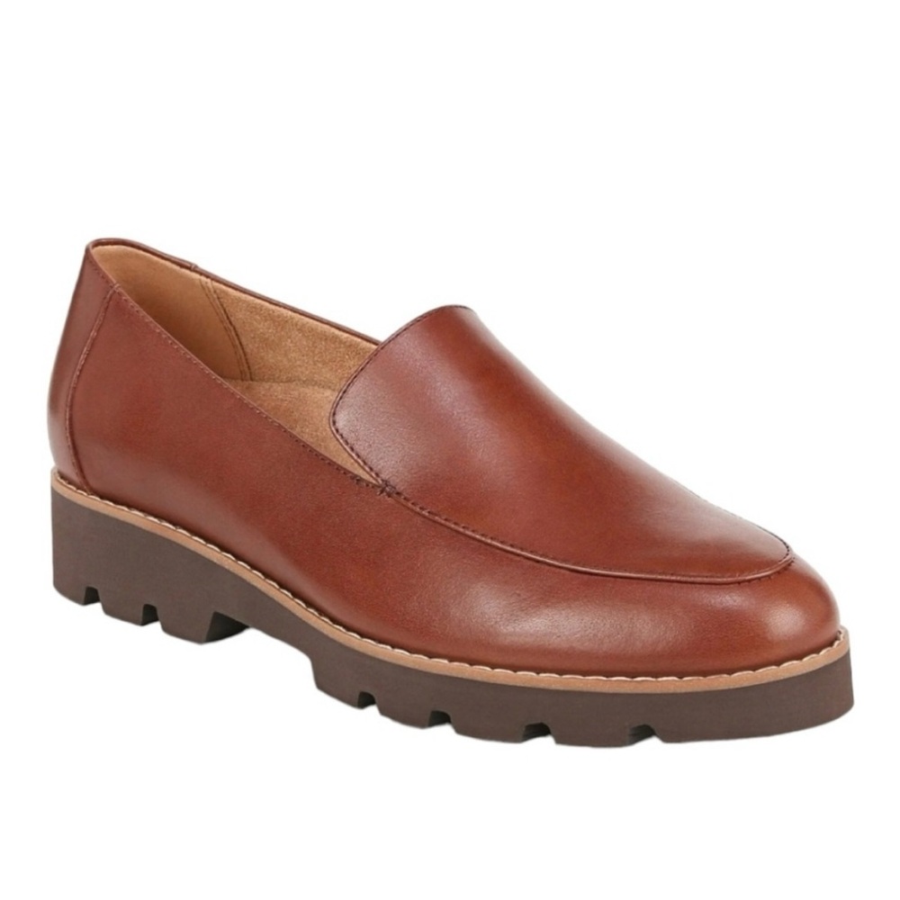 Vionic Women's Brown Leather Loafers